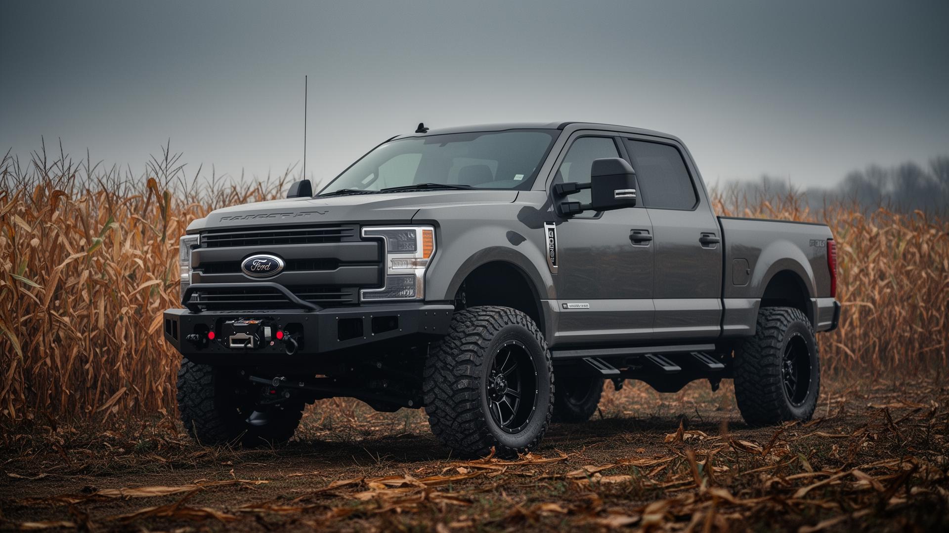 2019 Ford F-250 Powerstroke - Ghost Rider custom build by 1776 Kustom Truck Fab