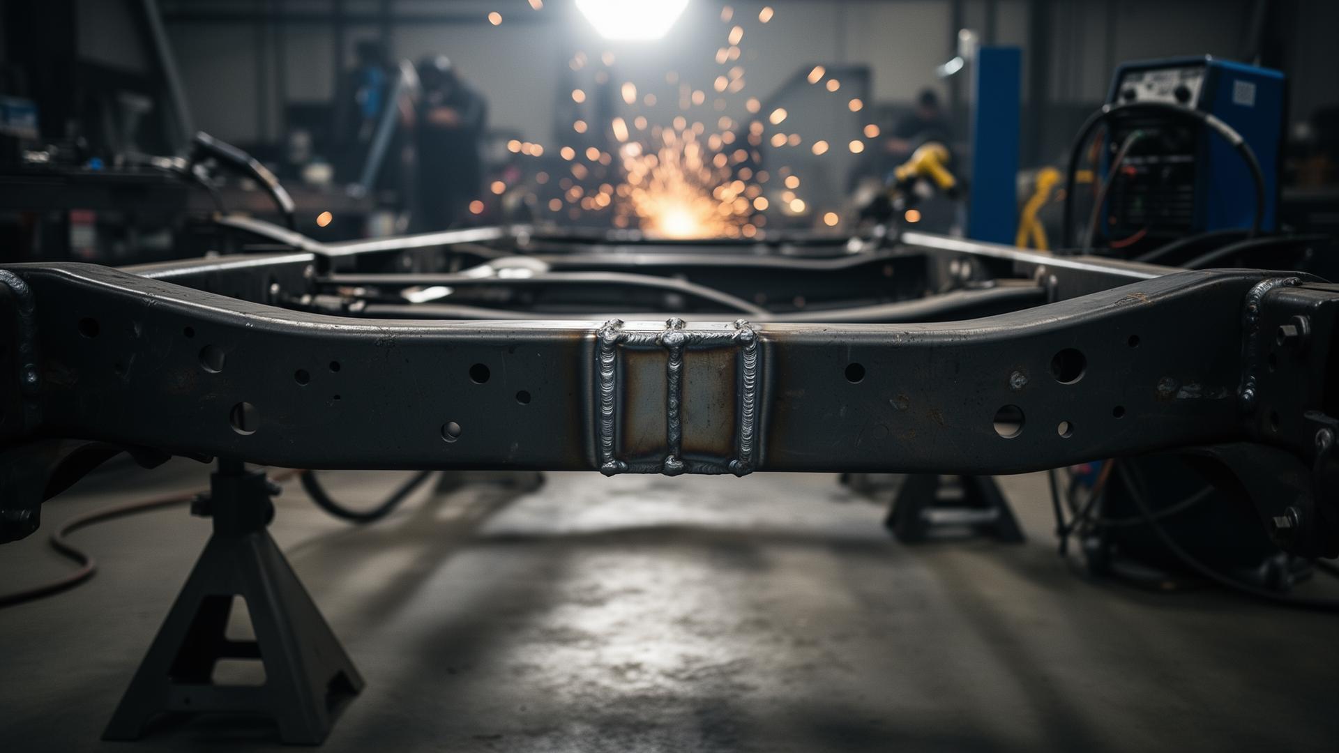 Welding & Chassis at 1776 Kustom Truck Fab